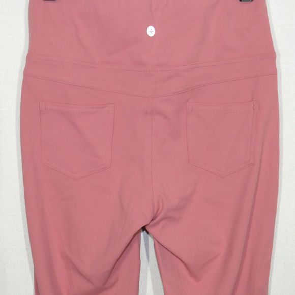 Halara Pink High Waist Back Pocket Active Yoga Flare Leggings SMALL TALL - Picture 5 of 6